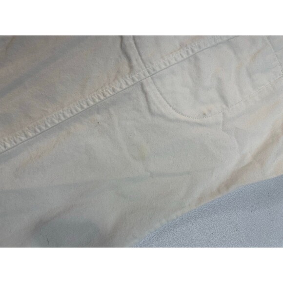 Harley-Davidson Button Up Shirt White Orange Racing Stripe Y2K Biker Size M - Picture 8 of 8